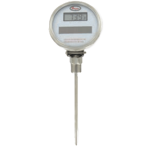 Dwyer Digital Solar-Powered Bimetal Thermometer, Series DBT